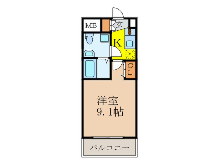 間取り図 セレニテ新大阪弐番館