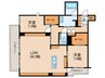 アゼリア　ベガ　芦屋業平町 2LDKの間取り