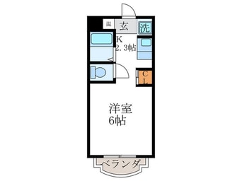 間取図 鞍馬口アイビ-ハウス
