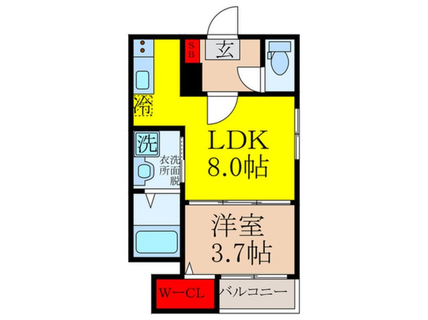 間取図 JINResidence吹田