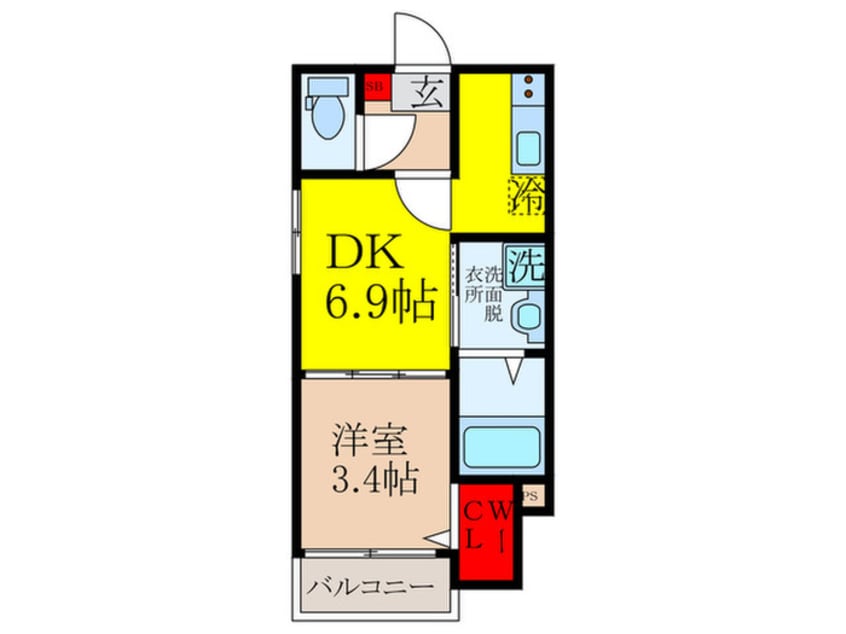 間取図 JINResidence吹田