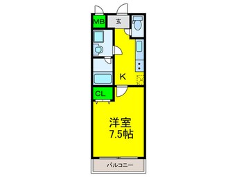 間取図 フジパレス南清水町Ⅰ番館