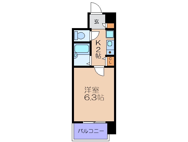 間取り図 エスティライフ梅田新道