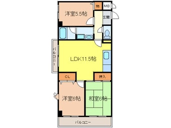 間取図 城南マンションⅡ