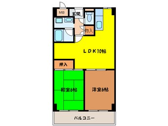 間取図 城南マンションⅡ