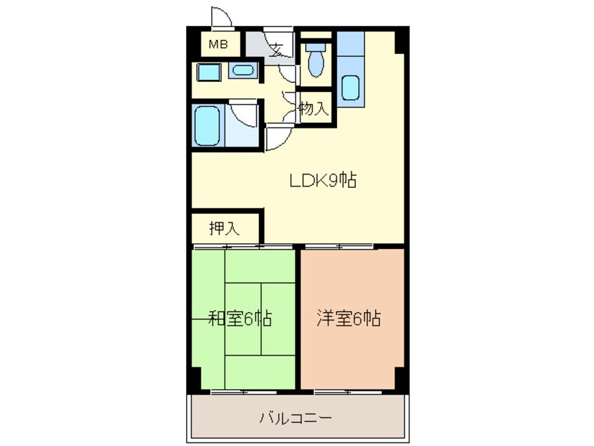 間取図 城南マンションⅡ