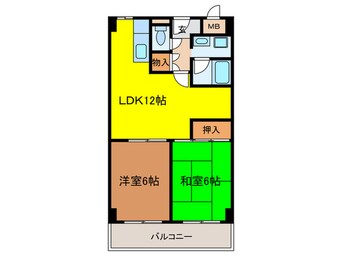 間取図 城南マンションⅡ