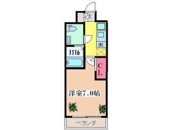 間取図 ルクレ新町レジデンス