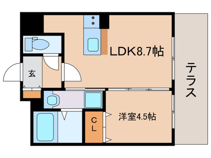 間取図 ベラジオ西陣聚楽Ⅱ(105)