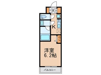 間取図 ﾌﾟﾚｻﾝｽ難波ｲﾝﾌｨﾆﾃｨ(302)