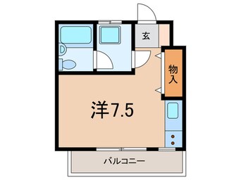 間取図 サニ－コ－ト梅ｹ谷