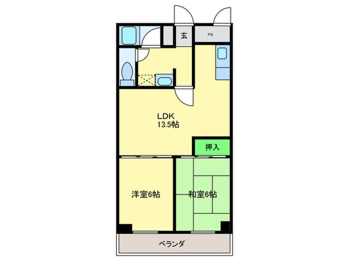 間取り図 リバーサイド相愛