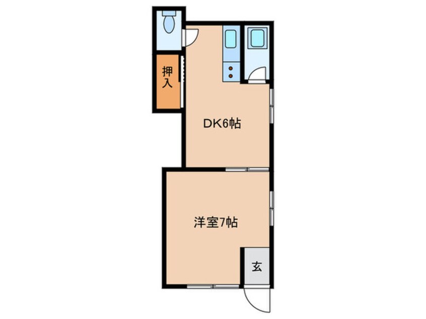 間取図 スズランハイツ