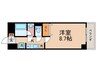 カノン雁金 1Kの間取り