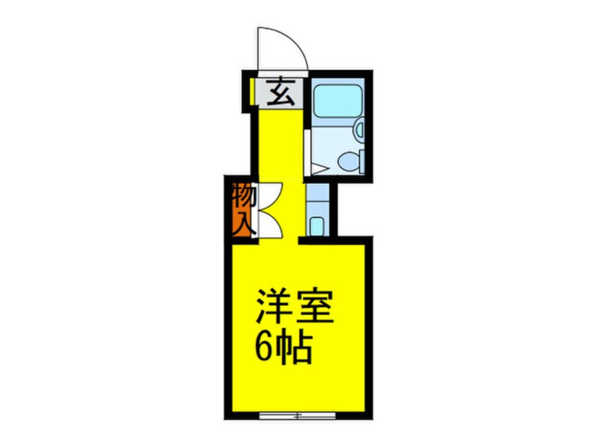 間取図 吉田ｱﾊﾞﾝｷﾞｬﾙﾄﾞ