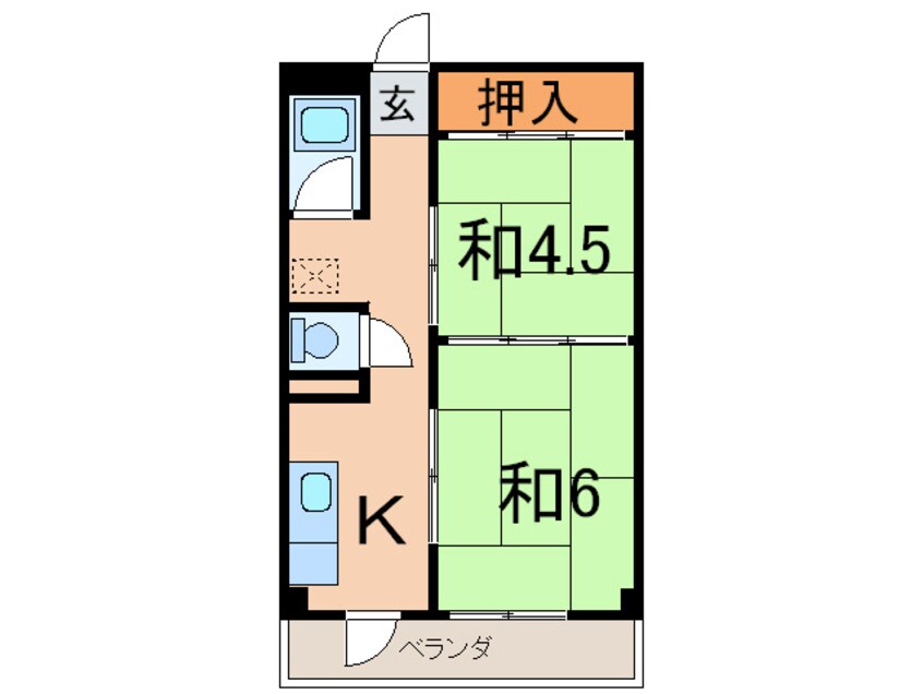 間取図 二ノ丸マンション