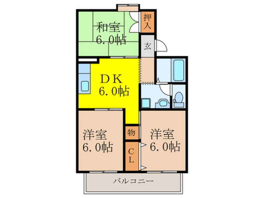 間取図 レクシア熊野町