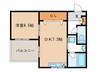 Maison　de　Raffine　Ⅱ 1DKの間取り