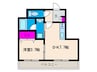 Maison　de　Raffine　Ⅱ 1DKの間取り