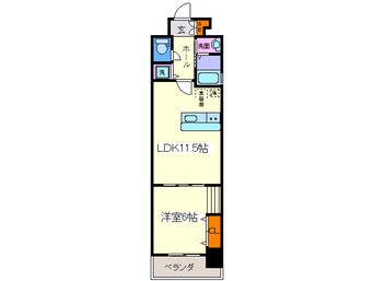 間取図 ジュ－ム南船場