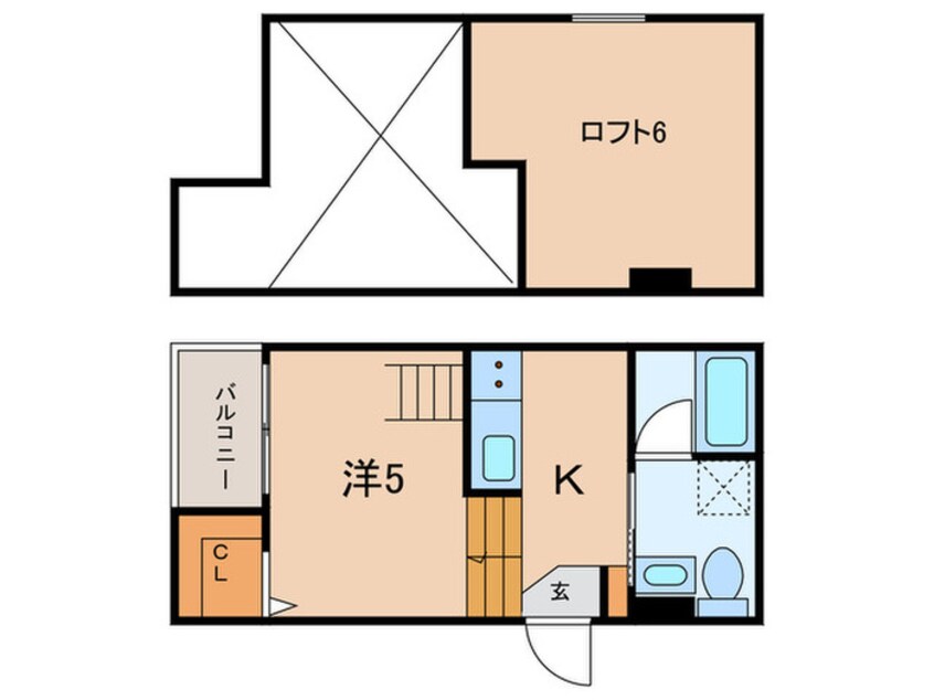 間取図 エクル海運町