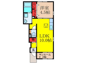 間取図 フランメゾン