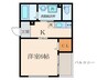 ＡＬＥＧＲＩＡ尼崎 1Kの間取り