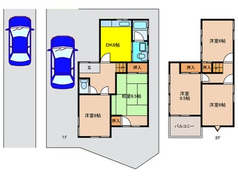 間取図 MAYUMIﾊｳｽ262号茄子作2丁目