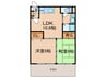 ドマ－レ服部 2LDKの間取り
