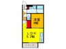 リトレ徳庵 1LDKの間取り