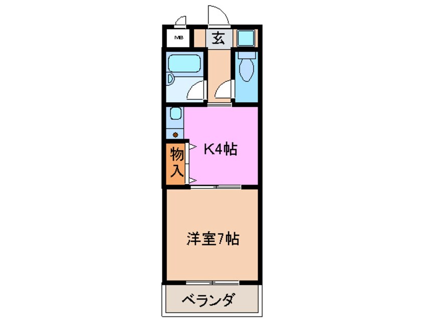 間取図 アーバン鳥飼