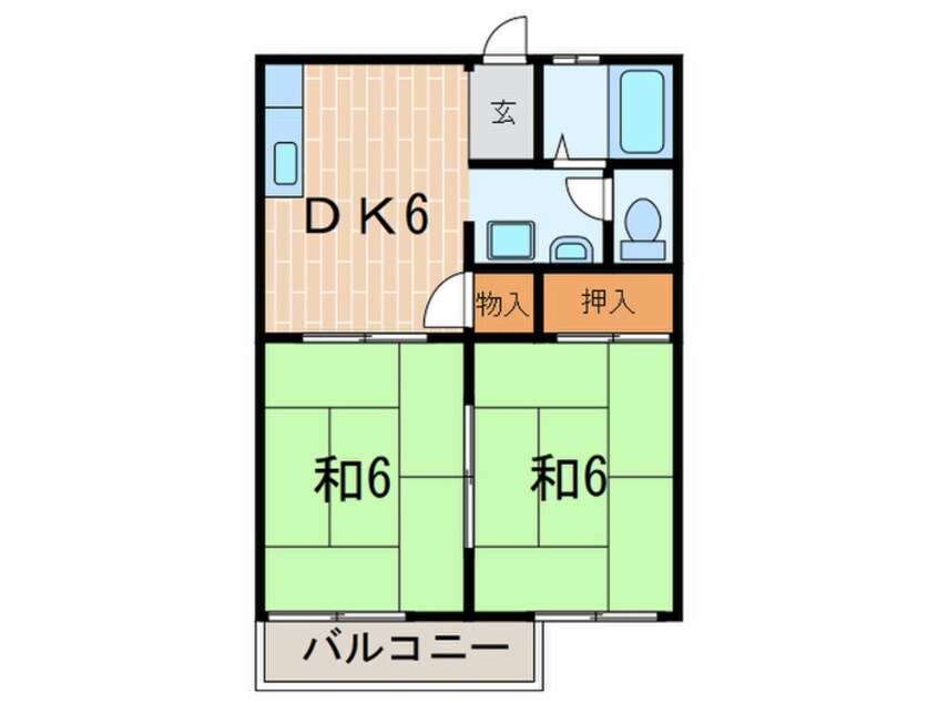 間取図 アネックス甲子園三番町