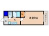 WAVE-K２ 1Kの間取り