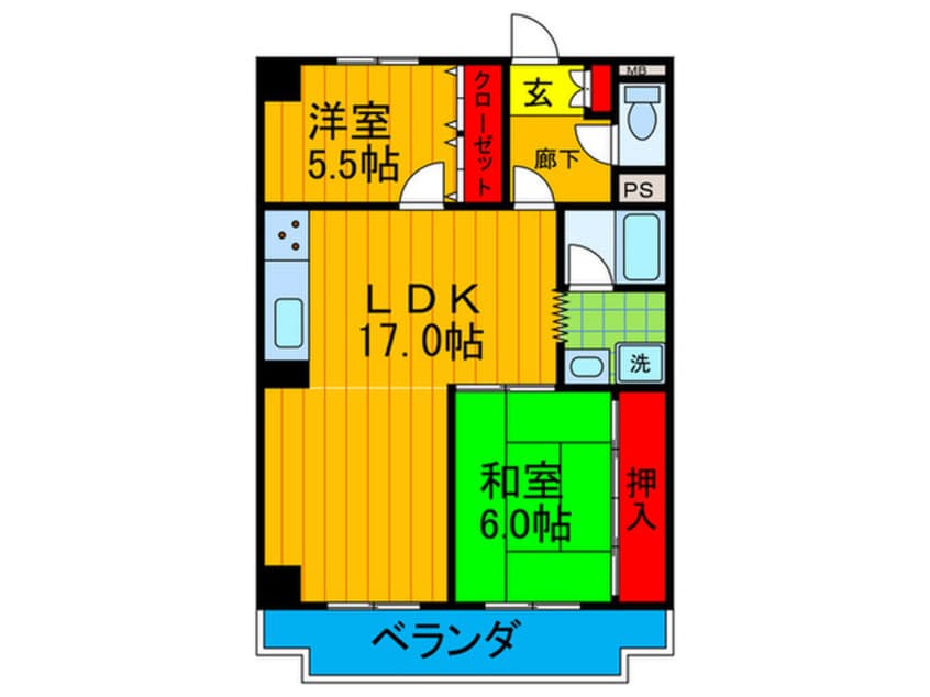 間取図 パークヒル高塚