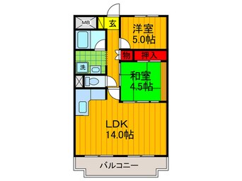 間取図 パークヒル高塚