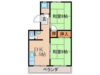 間取図 伴コーポラス