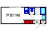 サンマルコ 1Rの間取り