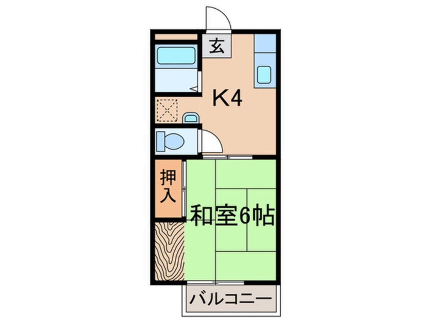 間取図 サンシティ新田辺Ｂ棟