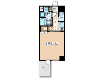 間取図 クレア－ト難波南イ－ビス