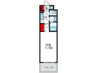 間取図 La Douceur心斎橋