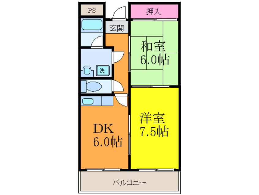 間取図 カーサ庄屋