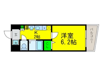 間取図 オズレジデンス天下茶屋
