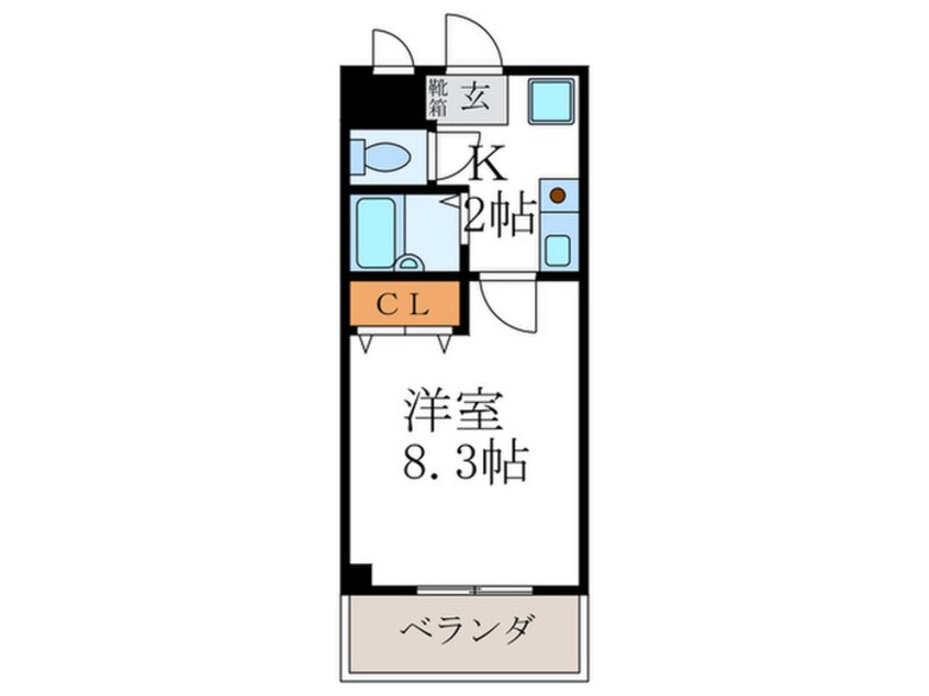 間取図 コンフォール辻本