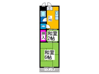 間取図 コ－ポしらき