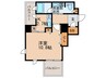 クロスレジデンス大阪新町 1Kの間取り