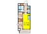 リビオメゾン新大阪 2LDKの間取り