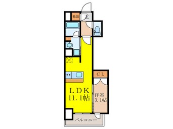 間取図 リビオメゾン新大阪