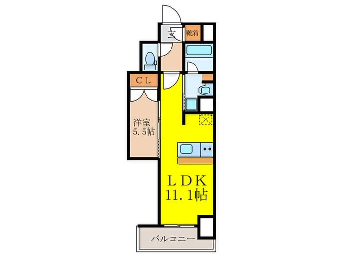 間取り図 リビオメゾン新大阪