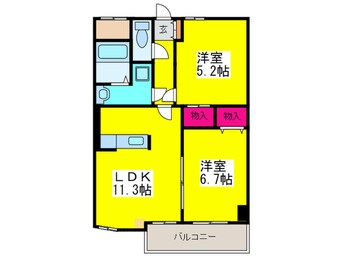 間取図 ラ・カーユ