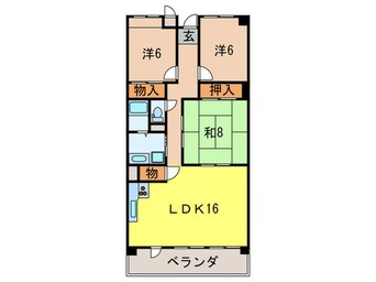 間取図 夙川リンデンハイム